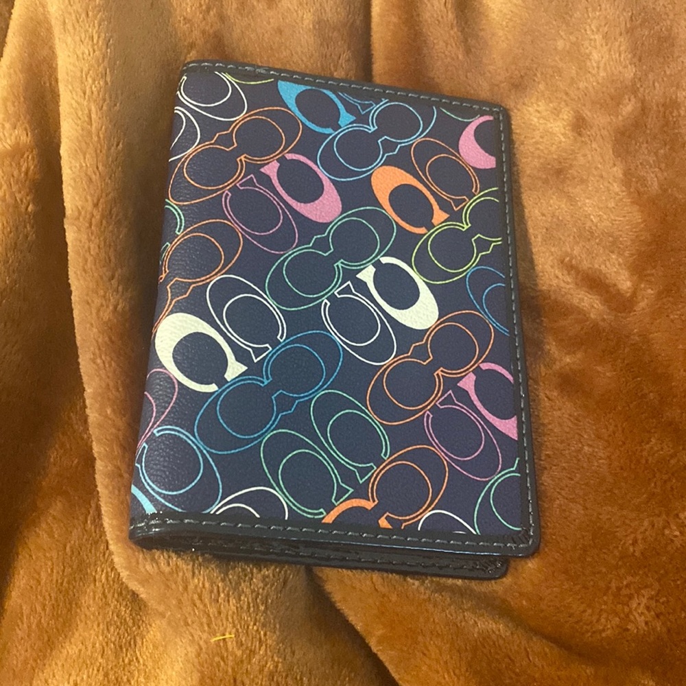 Coach passport holder